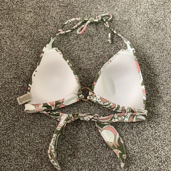 Hollister Swim String Halter Bikini Top - Size M - Picture 3 of 5